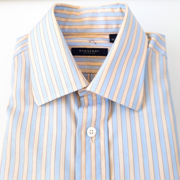 Burberry Other - Burberry London Twill Stripe Dress Shirt